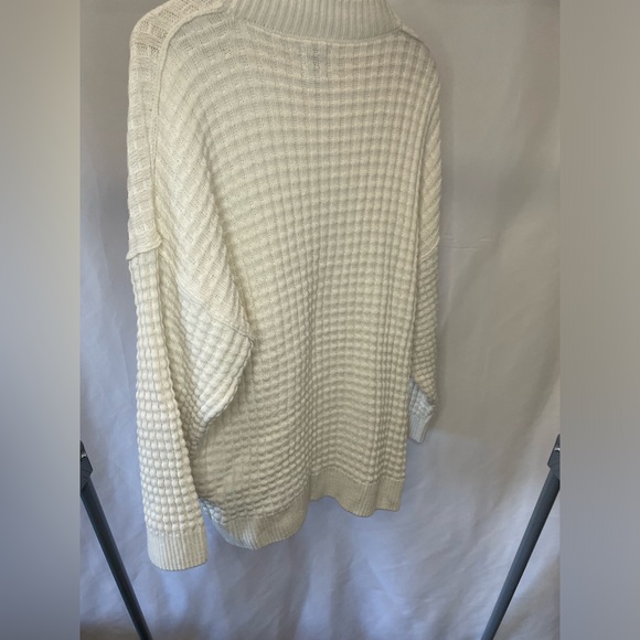 Oversized BDG White Waffle Sweater - Picture 4 of 4